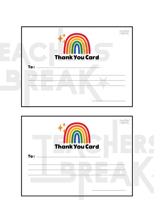Thank you card