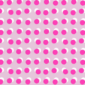 Gift wrapping paper Dots black/pink