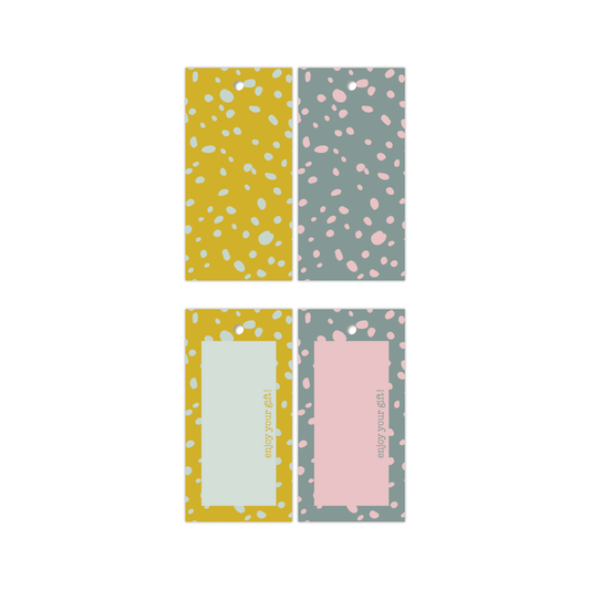 Colorful Terrazzo gift tags