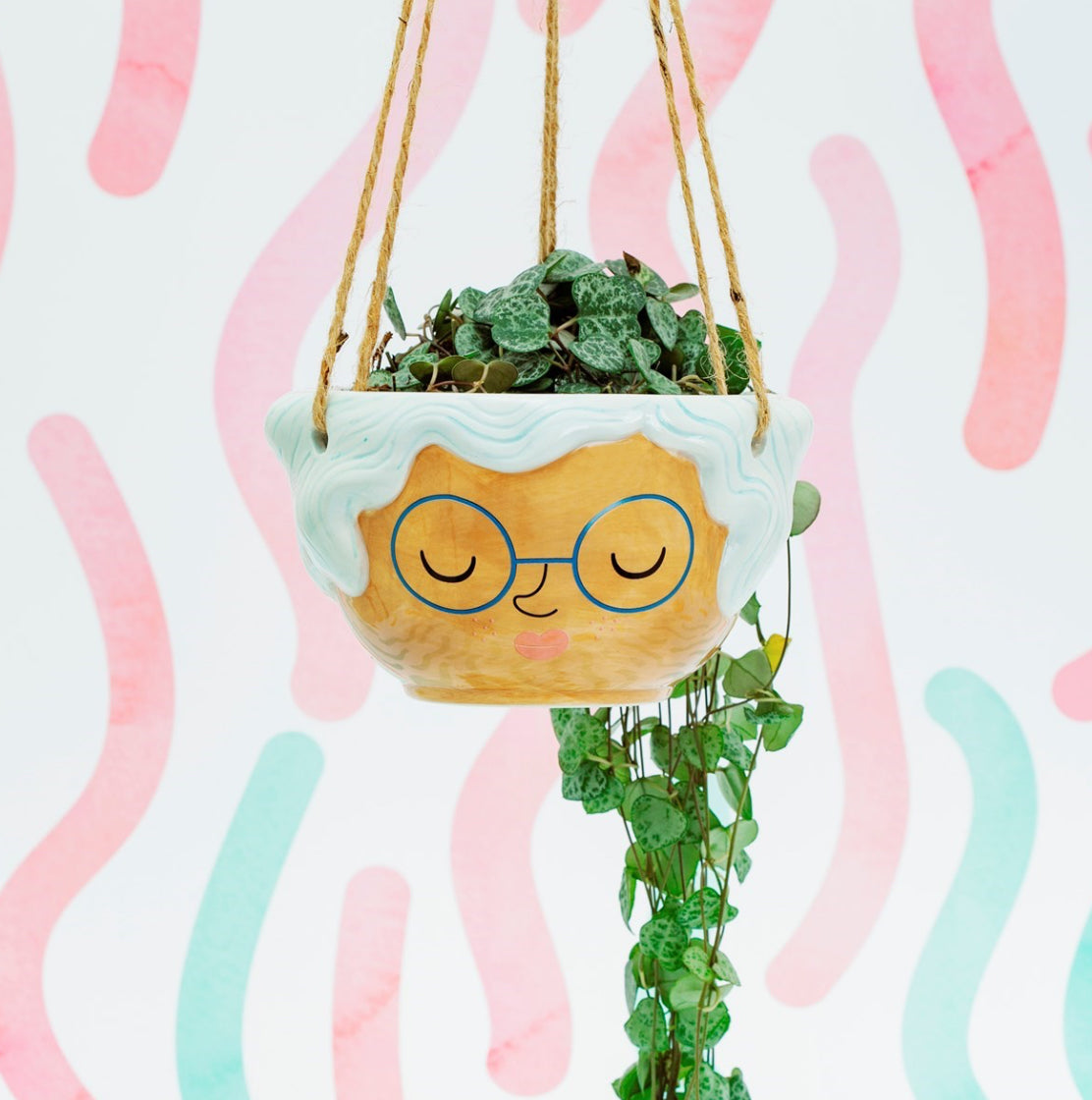 Rose Hanging Planter