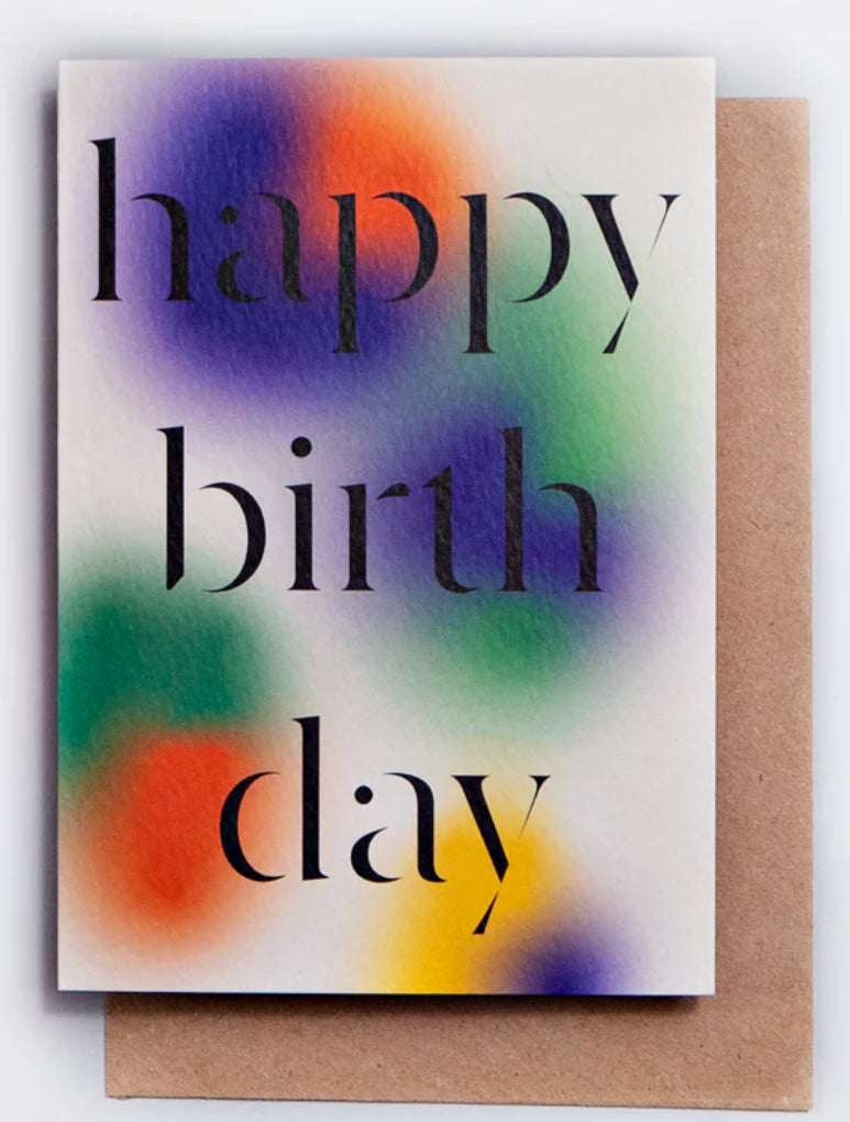 Gradient Birthday Card