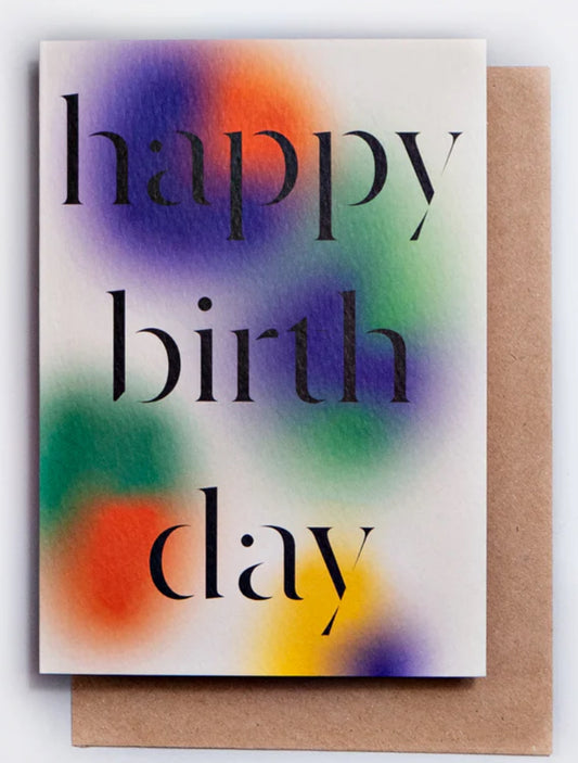 Gradient Birthday Card